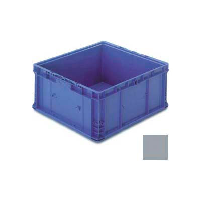 ORBIS Stakpak NXO2422-11 Modular Straight Wall Container, 24"L x 22-1/2"W x 10-29/32"H, Gray