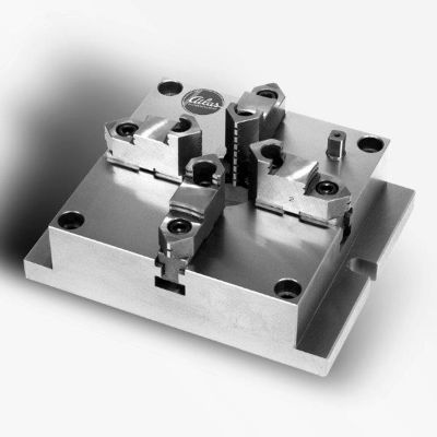4 Jaw Front Mount Dead Length Collet Chuck - 6" - Table Mount - Pratt Burnered MCA6