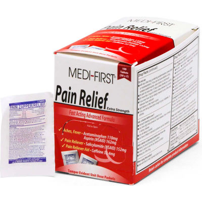 Medi-First® Pain Relief, 100 Tablets, 81133