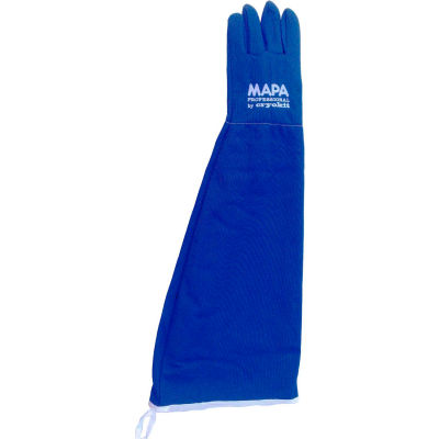 MAPA® Cryoplus 2.1 Waterproof Cryogenic Gloves, 26"L, Blue, 1 Pair, Size 9, CRYPLS216509