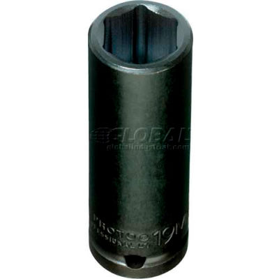 Proto J7312M 1/2" Drive Deep Impact Socket 12mm - 6 Point, 3-1/4" Long