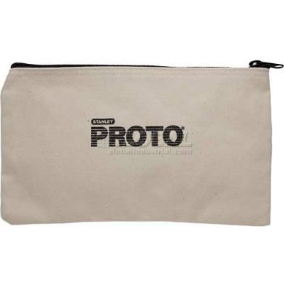 Proto J95305 7" x 12" Heavy Duty All-Purpose Canvas Zipper Bag