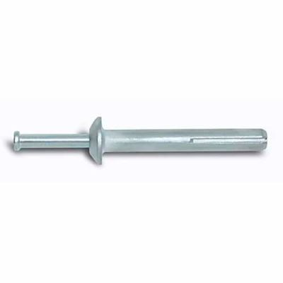 Dewalt eng. by Powers 02820-PWR - Nail Anchor - 1/4 x 1-1/2" -Mushroom Head-Carbon Steel Nail-100 Pk