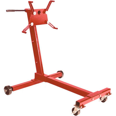 American Forge & Foundry Engine Stand, 1,000 Capacity Lbs., 19-1/2"W (Front), 33-1/4"W(Rear), 36"L