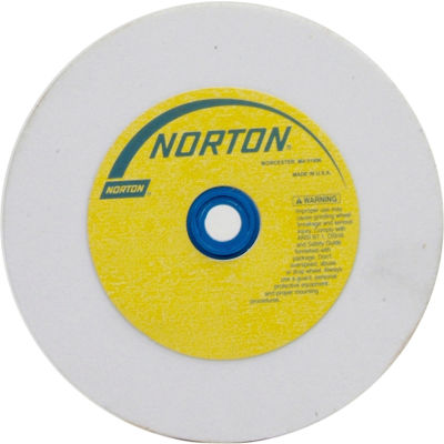 Norton 07660788247 Premium Bench and Pedestal Wheel 6" x 3/4" x 1" 100 Grit Aluminum Oxide