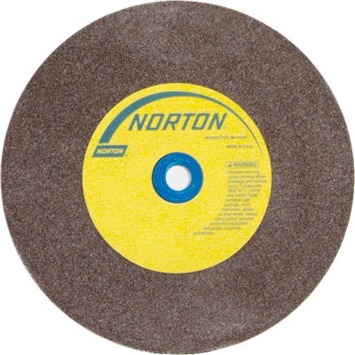 Norton 07660788270 Gemini Bench and Pedestal Wheel 7" x 1" x 1" 60 Grit Aluminum Oxide