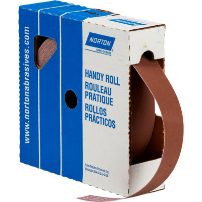 Norton 66261126272 Metalite Cloth Roll 1"W x 50 Yds. Aluminum Oxide P180 Grit