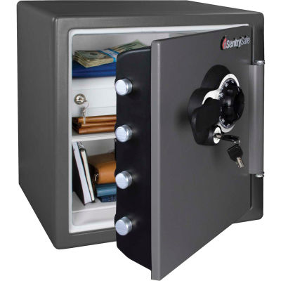 SentrySafe Fire-Safe® SFW123DEB Combination Lock, 16-5/16"W x 19-5/16"D x 17-13/16"H, Gray