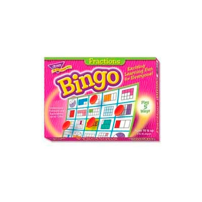 Trend® Fractions Bingo Game, Age 10 & Up, 3 to 36 Players, 1 Box