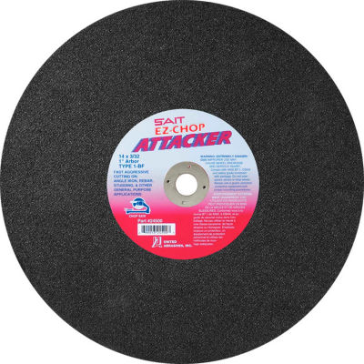 United Abrasives - Sait 24500 Chop Saw Wheel Type 1 Attacker 14"x 3/32" x 1" Aluminum Oxide