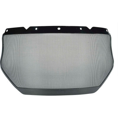 MSA V-Gard® Wire Mesh Visor w/Plastic Edge, 7-1/2" x 17", 10116557