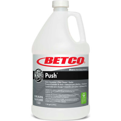 Betco Bioactive Solutions™ Push Drain Maintainer/Cleaner - 4/CS, Gallon- Green, White - 1330400