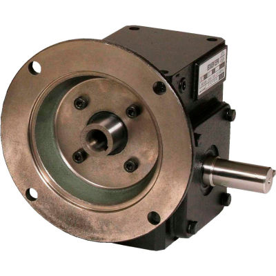 Worldwide HdRF237-30/1-R-56C Cast Iron Right Angle Worm Gear Reducer 30:1 Ratio 56C Frame