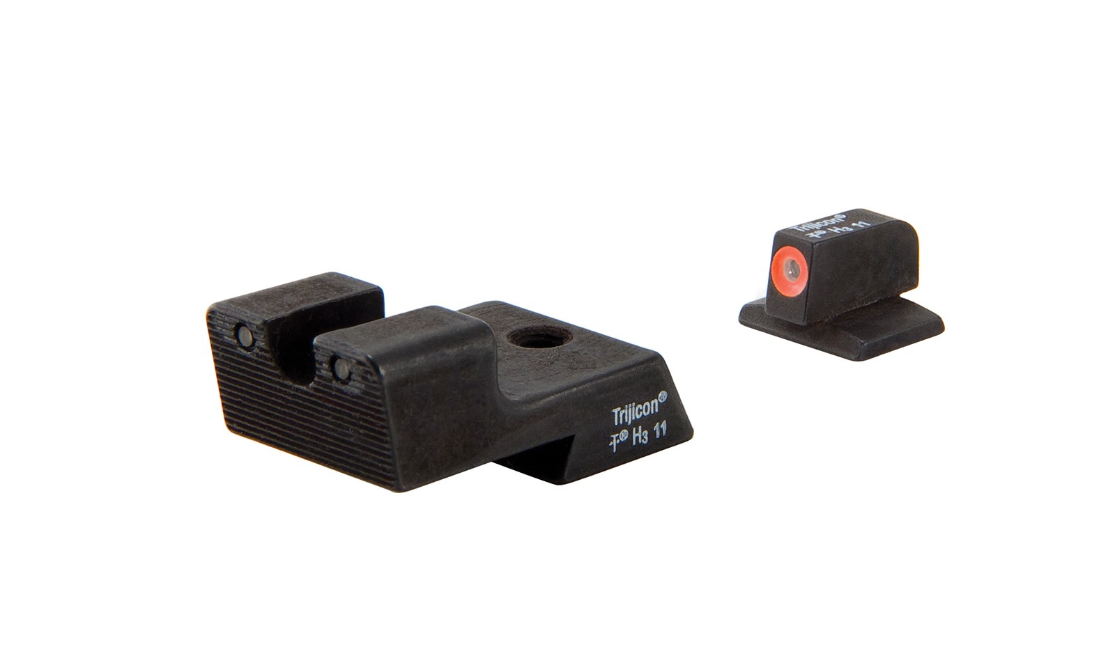 HD Night Sights 1911 Novak Style Low Mount Dovetail Cut