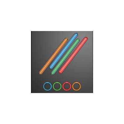 Lightsticks, Waterproof, Flexible Band With Connector, 7.5", Blue, 6 Hours - 12/PK