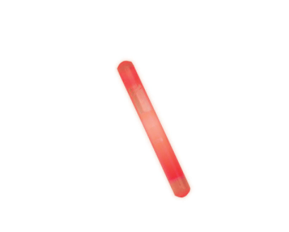 Lightsticks, Waterproof, 1.5", Red, 4 Hours - 50/PK