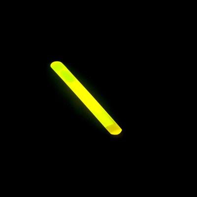 Lightsticks, Waterproof, 3.0", Yellow, 6 Hours - 25/PK