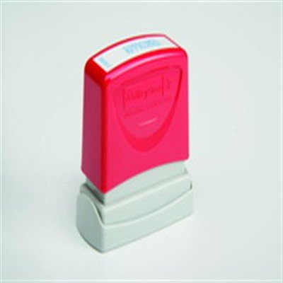 Message Stamp, Pre-Inked, "Approved", Blue Ink - Each
