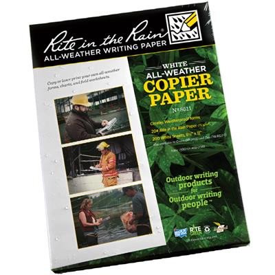 Rite N Rain - All Weather Copier Paper, White 8 1/2 x 11 - 200/PK