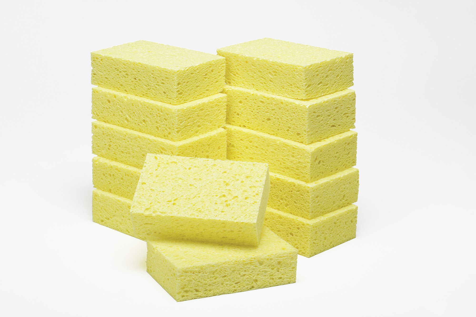 Cellulose Sponge, Yellow, 3-5/8 x1-3/4 x5-3/4 - 12/BX