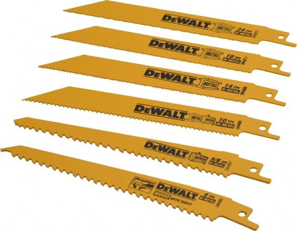 6PC Recipro Blade Set