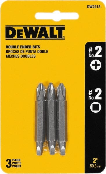 #2/#2 Phil/SQ Bit, 3/Pack