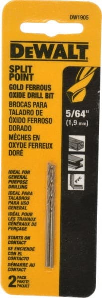 5/64"SplPT Drill Bit, 2/Pack