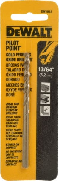 13/64" PILOT POINT drill bit