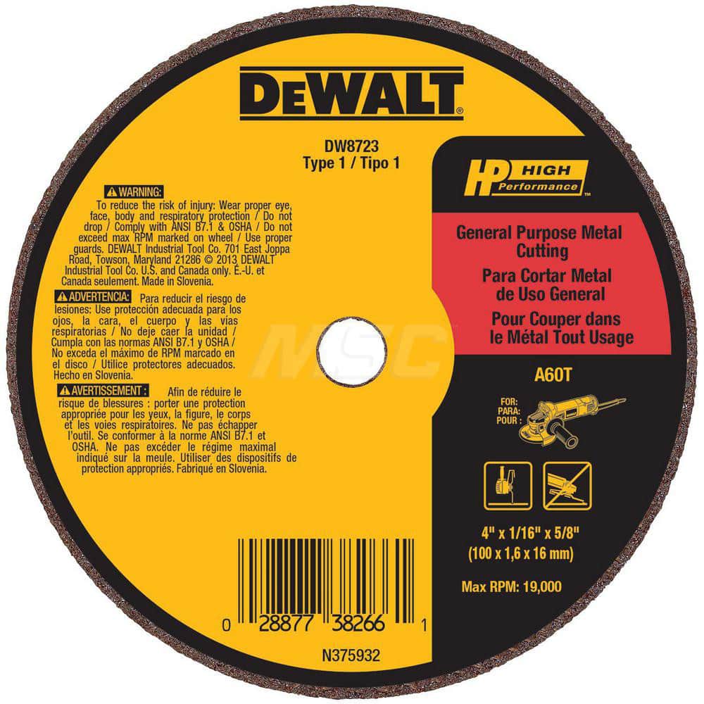 4" x 1/16" x 5/8" GP Wheel, 25/Pack