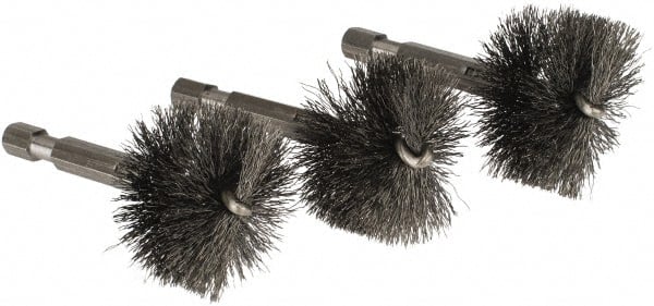Fitting Brush Set, 1-1/4" Width, 6.5" Length, Compatible with 122 Cutting Machine, PK3