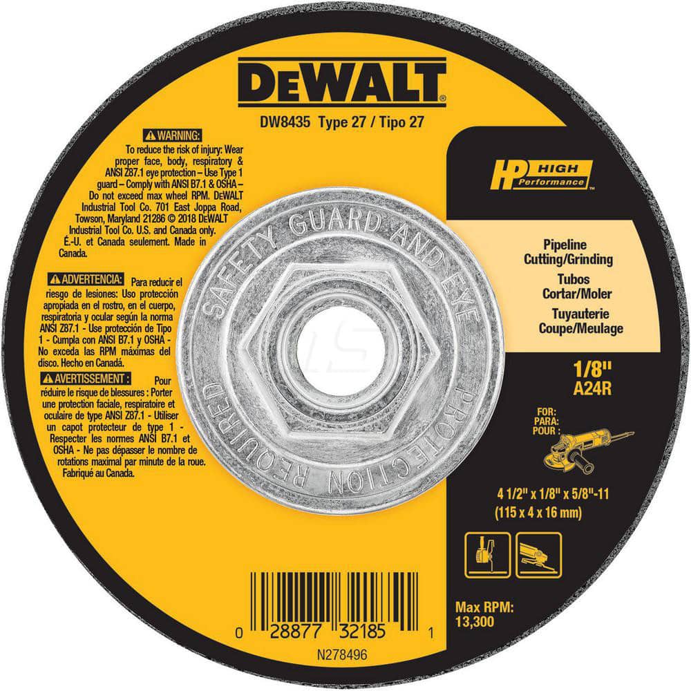 4-1/2x1/8x5/8-11 Wheel, 25/Pack