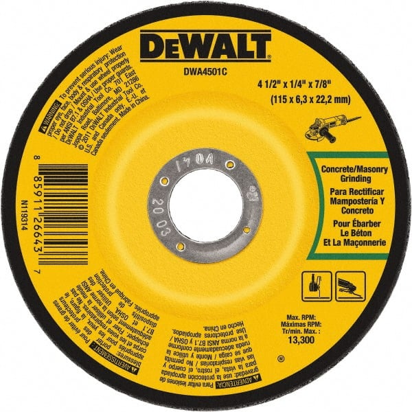 4-1/2x1/4x7/8 Mas Wheel, 25/Pack