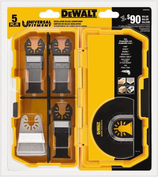 Oscillating 5-Piece Blade Set