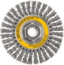 4x5/8"-11 SS Wire Wheel, 5/Pack