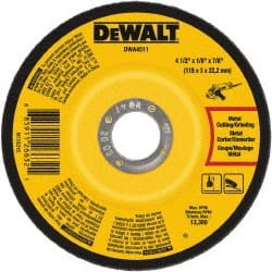 4-1/2x1/8x7/8 MTL Wheel, 25/Pack