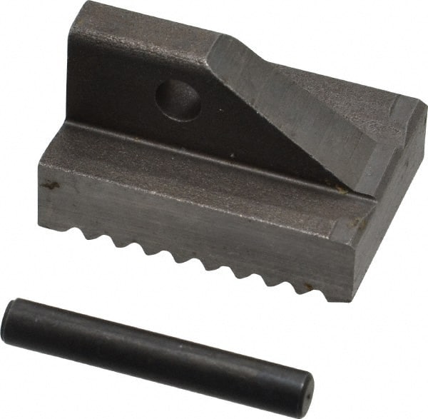 Heel Jaw with Pin for 4CW42, 4A499 & 6YJ41 Pipe Wrenches - Durable Replacement Part