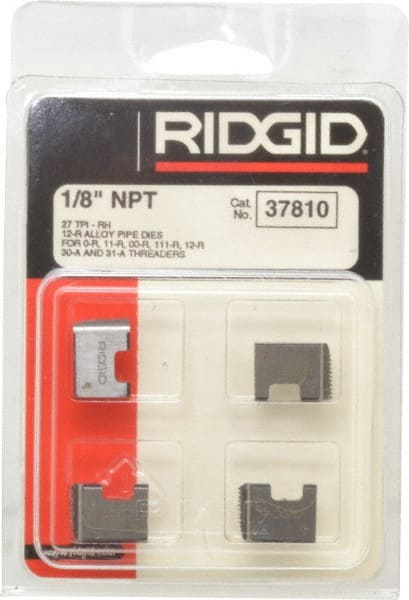 12R 1/8" NPT Pipe Threading Dies for Precision Cutting and Durable Performance