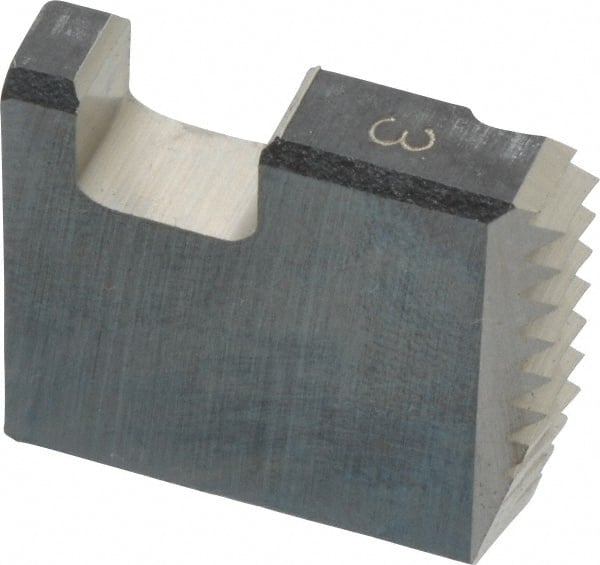 4-Piece 3/4" High-Speed Steel Pipe Threading Dies Set for Right-Hand NPT, 14 TPI Compatibility