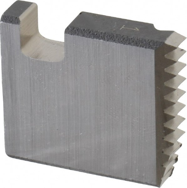 4-Piece High-Speed Steel Pipe Thread Die Set, 1" NPT, Compatible with Handheld Threaders