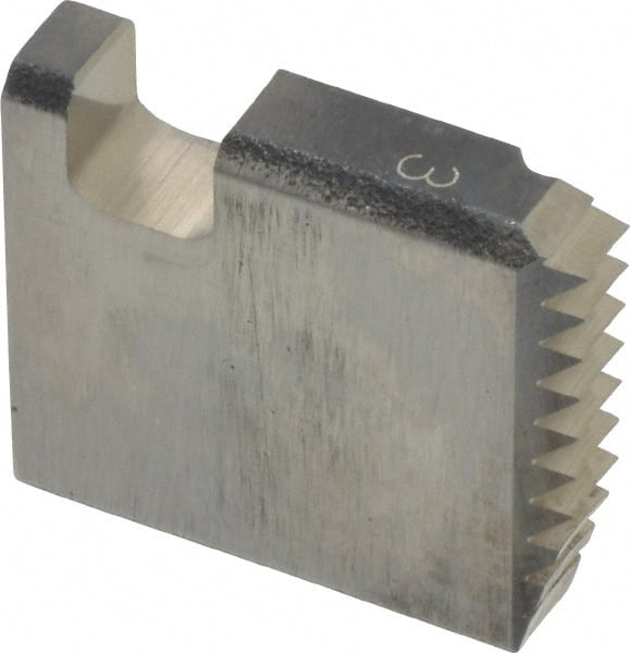 HSS Pipe Thread Die Set, 1-1/4" NPT, 4-Piece, Compatible with Manual & Power Threaders