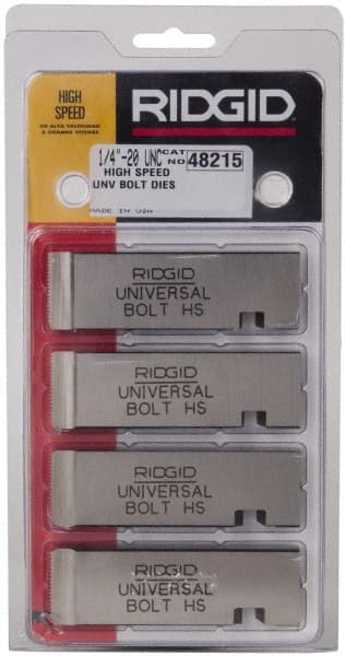 1/4-20 UNC Bolt Threading Die - High-Speed Steel, 6" Width x 9" Length, Universal Fit