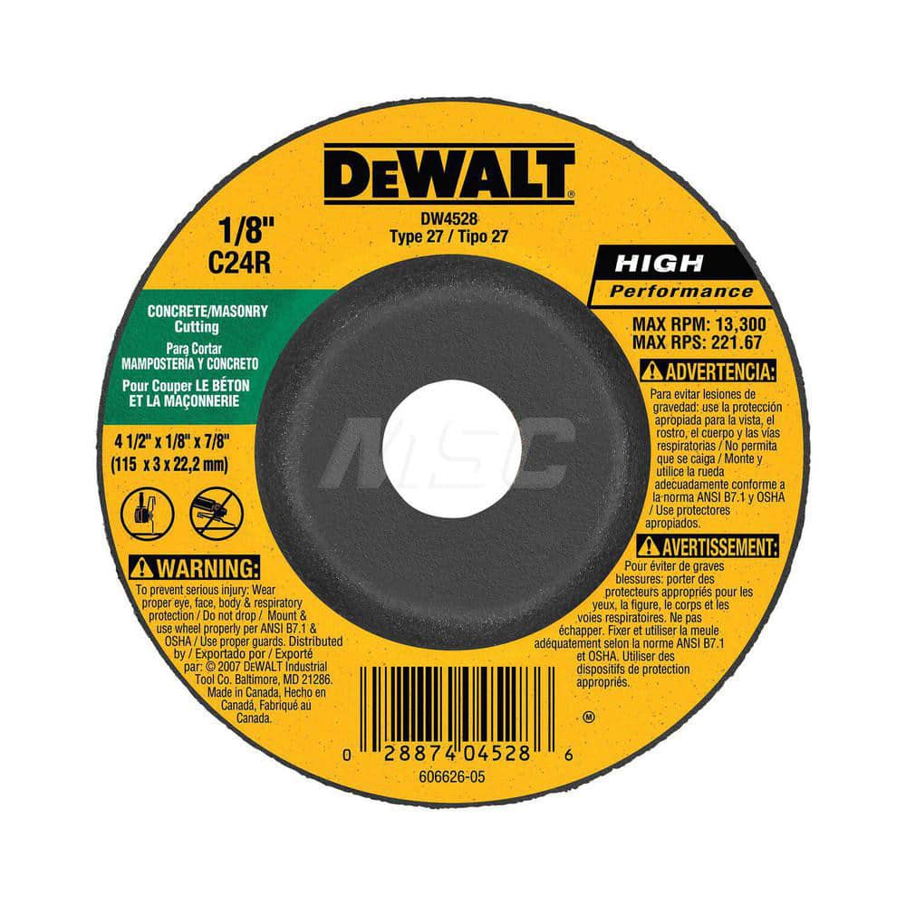 4-1/2x1/8x7/8 MAS Wheel, 25/Pack