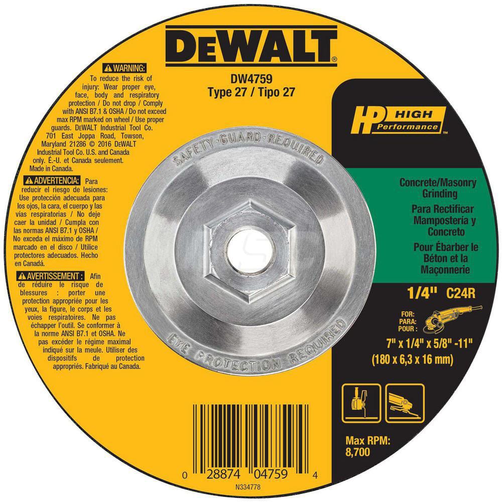 7x1/4x11Mas Grind Wheel, 10/Pack