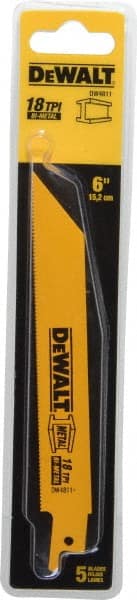6" 18TPI Recip Blade, 5/Pack