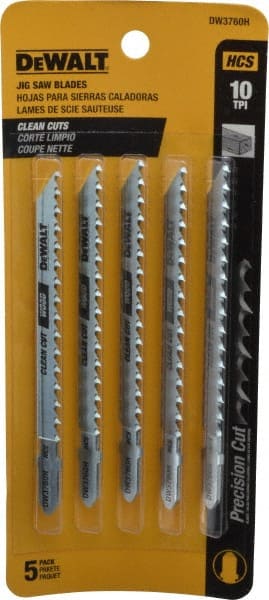 4"10T Jig Saw Blade, 5/Pack