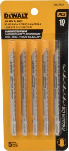 4"10T Jig Saw Blade, 5/Pack