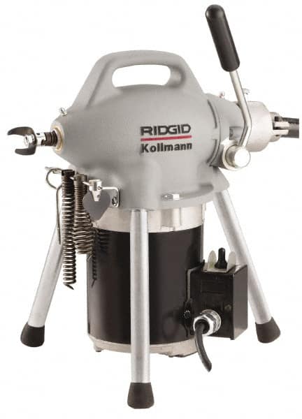 K-50 Sectional Drain Cleaning Machine, 115V, 1/6HP, 400RPM, Compact & Versatile