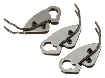 Rear Jaw Set for 1822-I Pipe Threading Machine - Includes Springs & Pins (3 Pieces)