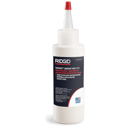 FlexShaft Lubricant 8 Oz - Waterproof PTFE for Reduced Friction & Improved Drain Performance
