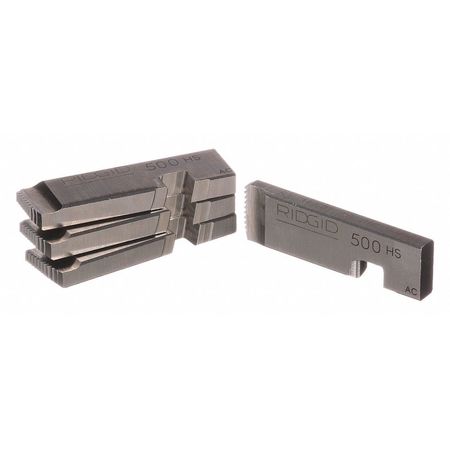 High-Speed Steel 3/8" NPT Pipe Threading Die Set - 4 Pieces, Right Hand, Compatible with 500A